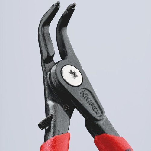  Präzisions-Sicherungsringzangen für Außenringe auf Wellen KNIPEX 49 41 A11 Präzisions-Sicherungsringzange für Außenringe auf Wellen mit rutschhemmendem Kunststoff überzogen grau atramentiert 130 mm 12381150
