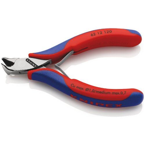  Elektronik-Schrägschneider KNIPEX 62 12 120 Elektronik-Schrägschneider mit Mehrkomponenten-Hüllen 120 mm 12380494