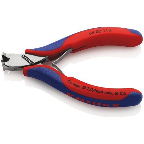  Elektronik-Vornschneider KNIPEX 64 02 115 Elektronik-Vornschneider mit Mehrkomponenten-Hüllen 115 mm 12380498