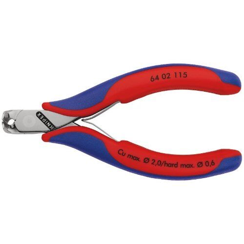  Elektronik-Vornschneider KNIPEX 64 02 115 Elektronik-Vornschneider mit Mehrkomponenten-Hüllen 115 mm 12380498