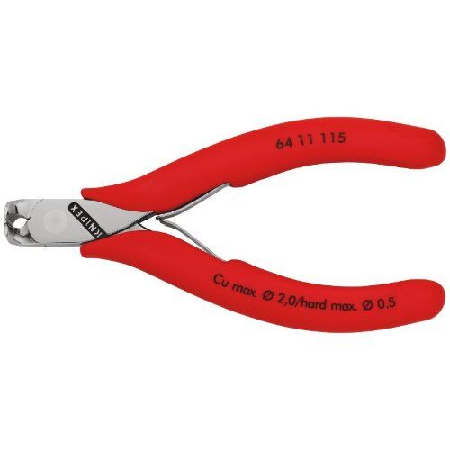  Elektronik-Vornschneider KNIPEX 64 11 115 Elektronik-Vornschneider mit Kunststoff überzogen 115 mm 12380505