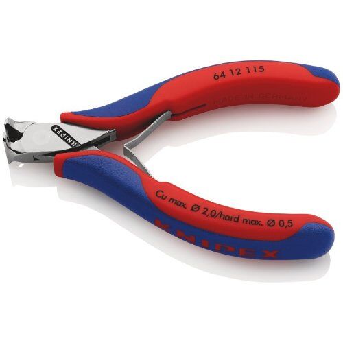 Elektronik-Vornschneider KNIPEX 64 12 115 Elektronik-Vornschneider mit Mehrkomponenten-Hüllen 115 mm 12380499