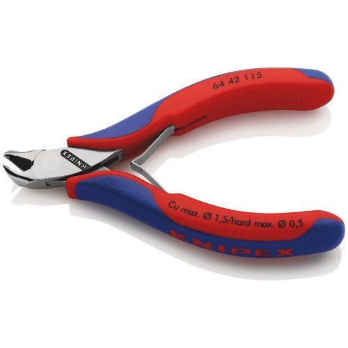  Elektronik-Vornschneider KNIPEX 64 42 115 Elektronik-Vornschneider mit Mehrkomponenten-Hüllen 115 mm 12380497
