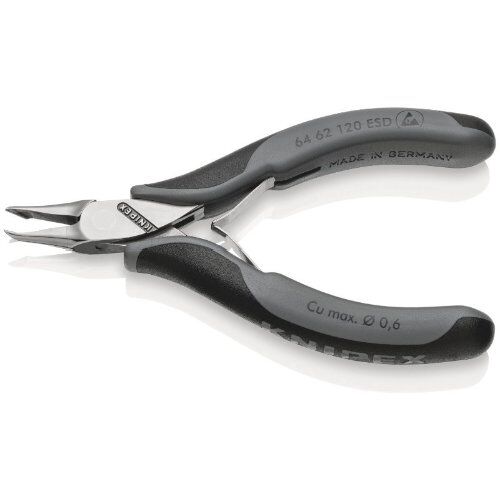  Elektronik-Vornschneider ESD KNIPEX 64 62 120 ESD Elektronik-Vornschneider ESD mit Mehrkomponenten-Hüllen 120 mm 12380508