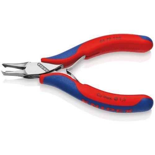  Elektronik-Vornschneider KNIPEX 64 72 120 Elektronik-Vornschneider mit Mehrkomponenten-Hüllen 120 mm 12380500