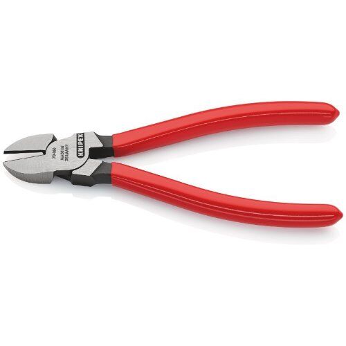 Schneidende Zangen Seitenschneider KNIPEX 70 01 160 Seitenschneider mit Kunststoff überzogen schwarz atramentiert 160 mm 12380302