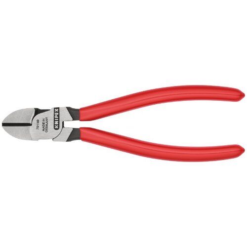  Seitenschneider KNIPEX 70 01 160 Seitenschneider mit Kunststoff überzogen schwarz atramentiert 160 mm 12380302