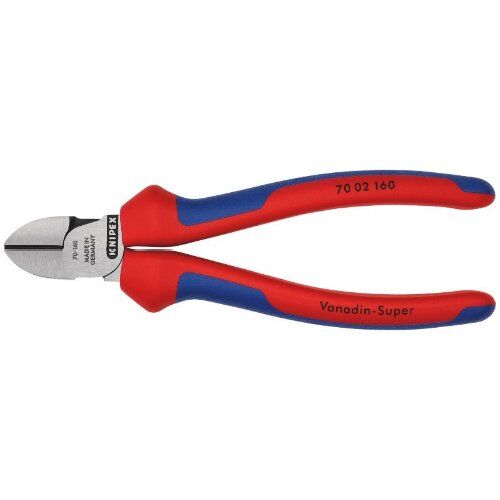  Schneidende Zangen Seitenschneider KNIPEX 70 02 160 Seitenschneider mit Mehrkomponenten-Hüllen schwarz atramentiert 160 mm 12380445