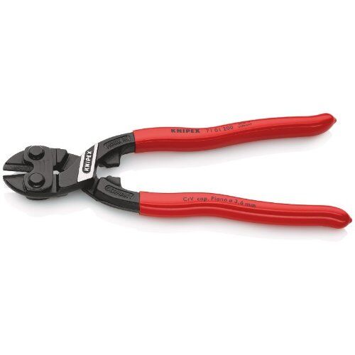  KNIPEX CoBolt® Kompakt-Bolzenschneider KNIPEX 71 01 200 CoBolt® Kompakt-Bolzenschneider mit Kunststoff überzogen schwarz atramentiert 200 mm 12380235
