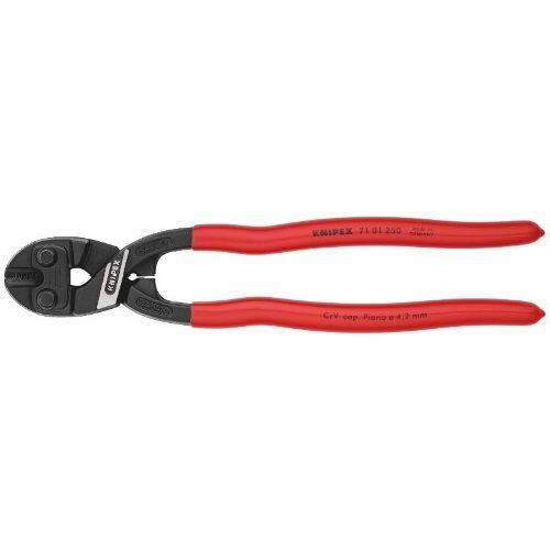  KNIPEX CoBolt® XL Kompakt-Bolzenschneider KNIPEX 71 01 250 CoBolt® XL Kompakt-Bolzenschneider mit Kunststoff überzogen schwarz atramentiert 250 mm 12380418