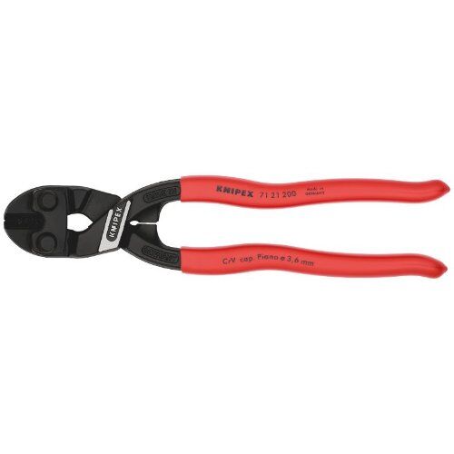  KNIPEX CoBolt® Kompakt-Bolzenschneider KNIPEX 71 21 200 CoBolt® Kompakt-Bolzenschneider mit Kunststoff überzogen schwarz atramentiert 200 mm 12380429