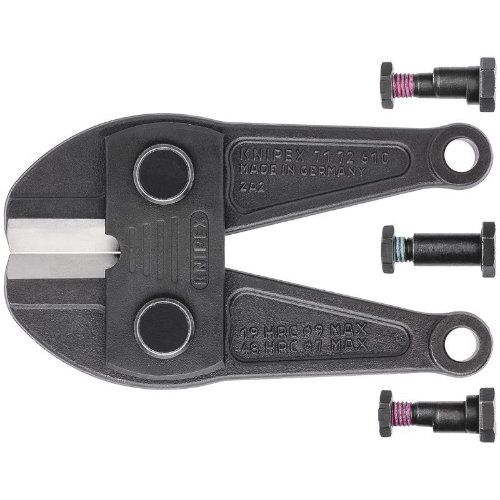  Schneidende Zangen Bolzenschneider KNIPEX 71 79 610 Ersatzmesserkopf für 71 72 610 komplett mit Schrauben 12380420