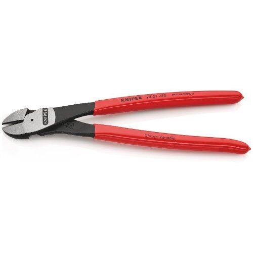  Schneidende Zangen Kraft-Seitenschneider KNIPEX 74 21 250 Kraft-Seitenschneider mit Kunststoff überzogen schwarz atramentiert 250 mm 12380463