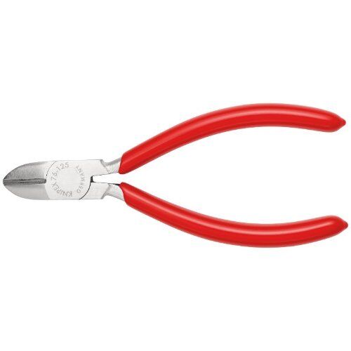  Seitenschneider für Elektromechaniker KNIPEX 76 03 125 Seitenschneider für Elektromechaniker mit Kunststoff überzogen verchromt 125 mm 12380552