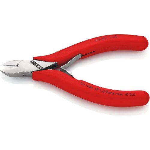  Elektronik-Seitenschneider mit durchgestecktem Gelenk KNIPEX 77 01 115 Elektronik-Seitenschneider mit Kunststoff überzogen 115 mm 12380565