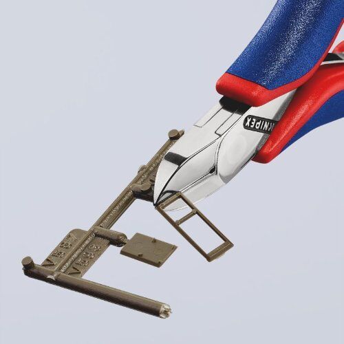  Elektronik-Seitenschneider mit durchgestecktem Gelenk KNIPEX 77 22 115 Elektronik-Seitenschneider mit Mehrkomponenten-Hüllen 115 mm 12380564
