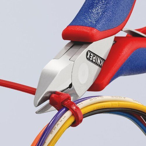  Elektronik-Seitenschneider mit durchgestecktem Gelenk KNIPEX 77 42 115 Elektronik-Seitenschneider mit Mehrkomponenten-Hüllen 115 mm 12380560
