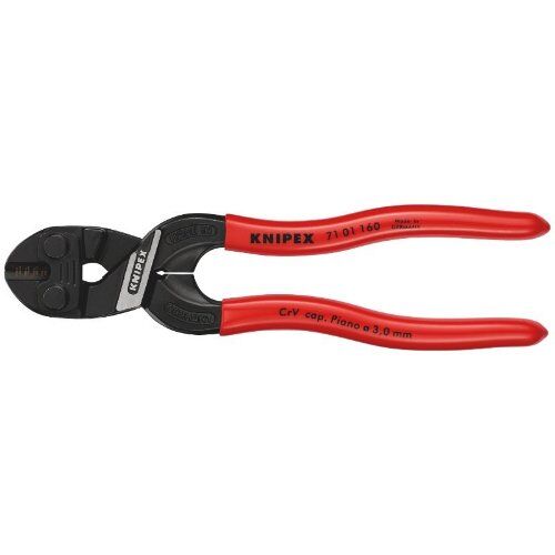  KNIPEX CoBolt® S Kompakt-Bolzenschneider KNIPEX 71 01 160 CoBolt® S Kompakt-Bolzenschneider mit Kunststoff überzogen schwarz atramentiert 160 mm 12380423
