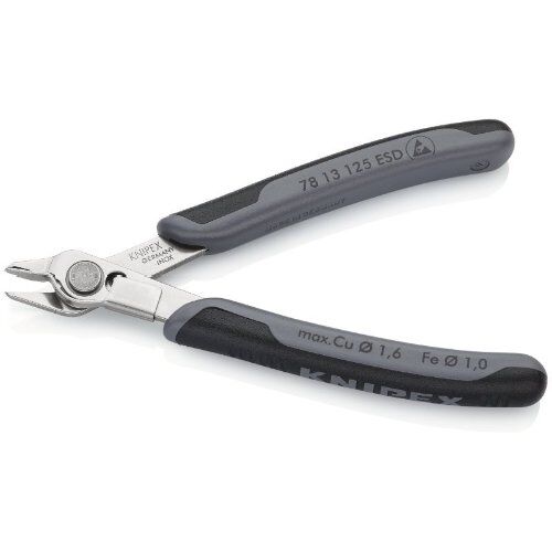  Electronic Super Knips® ESD KNIPEX 78 13 125 ESD Electronic Super Knips® ESD mit Mehrkomponenten-Hüllen 125 mm 12380596