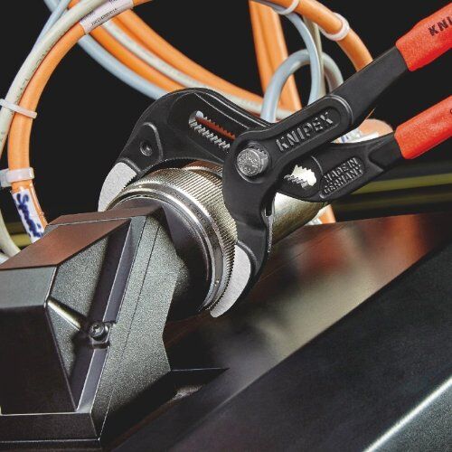  KNIPEX SpeedGrip® Siphon- und Connectorenzangen KNIPEX 81 01 250 Siphon- und Connectorenzange "SpeedGrip" Siphon- und Connectorenzangen mit rutschhemmendem Kunststoff überzogen schwarz atramentiert 250 mm 12381233
