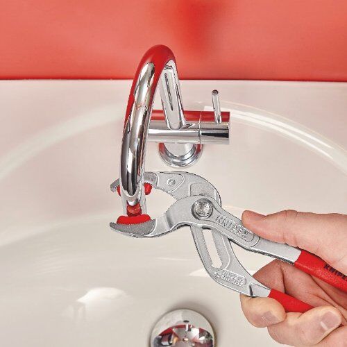 KNIPEX SpeedGrip® Siphon- und Connectorenzangen KNIPEX 81 13 250 Siphon- und Connectorenzange "SpeedGrip" Siphon- und Connectorenzangen mit rutschhemmendem Kunststoff überzogen verchromt 250 mm 12381234