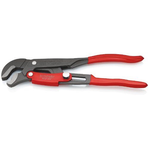  Rohrzangen S-Maul mit Schnelleinstellung KNIPEX 83 61 010 Rohrzange S-Maul mit Schnelleinstellung mit Kunststoff überzogen grau pulverbeschichtet 330 mm 12381253