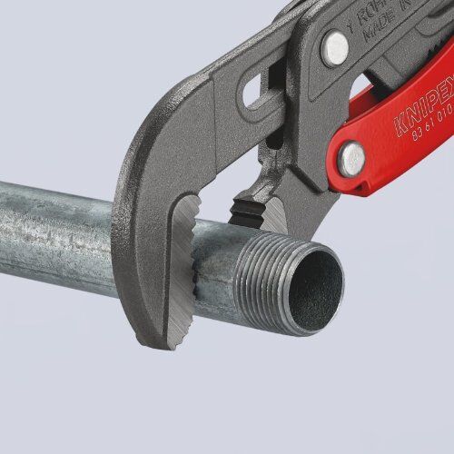  Rohrzangen S-Maul mit Schnelleinstellung KNIPEX 83 61 010 Rohrzange S-Maul mit Schnelleinstellung mit Kunststoff überzogen grau pulverbeschichtet 330 mm 12381253