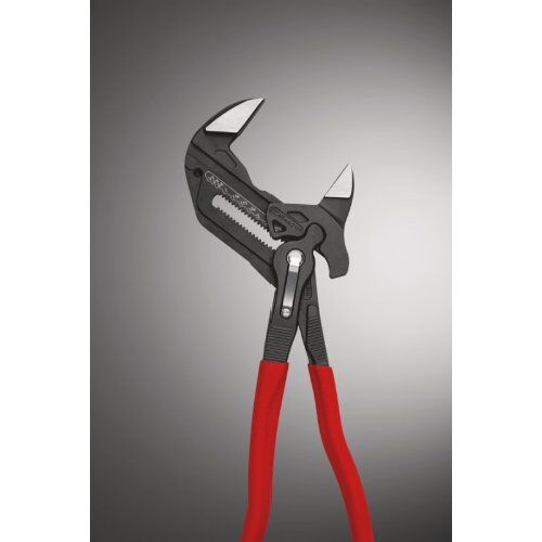  Zangenschlüssel Zange und Schraubenschlüssel in einem Werkzeug KNIPEX 86 01 300 Zangenschlüssel Zange und Schraubenschlüssel in einem Werkzeug mit rutschhemmendem Kunststoff überzogen schwarz atramentiert 300 mm 12381220