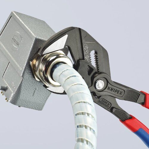  Zangenschlüssel Zange und Schraubenschlüssel in einem Werkzeug KNIPEX 86 02 250 Zangenschlüssel Zange und Schraubenschlüssel in einem Werkzeug mit Mehrkomponenten-Hüllen schwarz atramentiert 250 mm 12380283