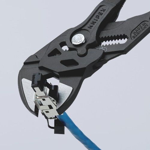  Zangenschlüssel Zange und Schraubenschlüssel in einem Werkzeug KNIPEX 86 02 250 Zangenschlüssel Zange und Schraubenschlüssel in einem Werkzeug mit Mehrkomponenten-Hüllen schwarz atramentiert 250 mm 12380283