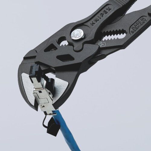  Zangenschlüssel Zange und Schraubenschlüssel in einem Werkzeug KNIPEX 86 02 250 Zangenschlüssel Zange und Schraubenschlüssel in einem Werkzeug mit Mehrkomponenten-Hüllen schwarz atramentiert 250 mm 12380283