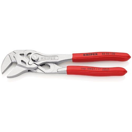  Zangenschlüssel Zange und Schraubenschlüssel in einem Werkzeug KNIPEX 86 03 150 Zangenschlüssel Zange und Schraubenschlüssel in einem Werkzeug mit Kunststoff überzogen verchromt 150 mm 12380290