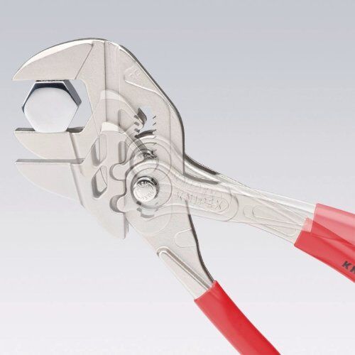  Zangenschlüssel Zange und Schraubenschlüssel in einem Werkzeug KNIPEX 86 03 300 Zangenschlüssel Zange und Schraubenschlüssel in einem Werkzeug mit Kunststoff überzogen verchromt 300 mm 12380287