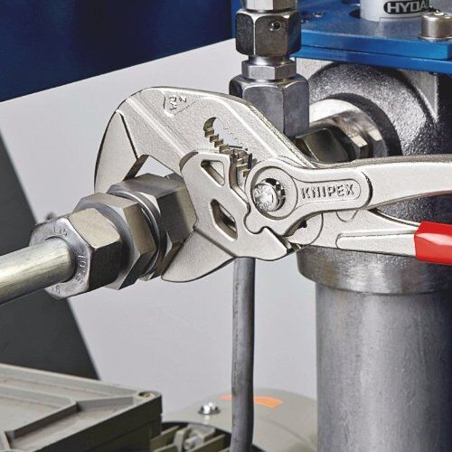  Zangenschlüssel Zange und Schraubenschlüssel in einem Werkzeug KNIPEX 86 03 300 Zangenschlüssel Zange und Schraubenschlüssel in einem Werkzeug mit Kunststoff überzogen verchromt 300 mm 12380287