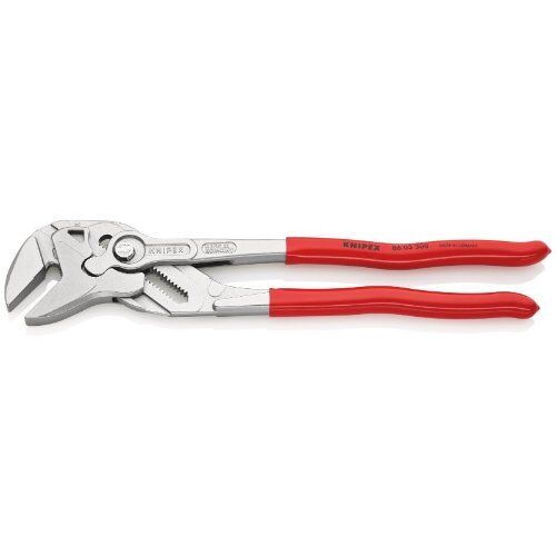  Zangenschlüssel Zange und Schraubenschlüssel in einem Werkzeug KNIPEX 86 03 300 Zangenschlüssel Zange und Schraubenschlüssel in einem Werkzeug mit Kunststoff überzogen verchromt 300 mm 12380287