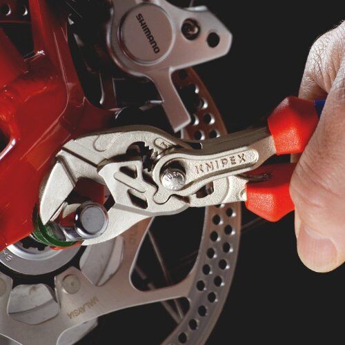  Zangenschlüssel Zange und Schraubenschlüssel in einem Werkzeug KNIPEX 86 05 150 Zangenschlüssel Zange und Schraubenschlüssel in einem Werkzeug mit Mehrkomponenten-Hüllen verchromt 150 mm 12381226