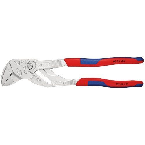  Zangenschlüssel Zange und Schraubenschlüssel in einem Werkzeug KNIPEX 86 05 250 Zangenschlüssel Zange und Schraubenschlüssel in einem Werkzeug mit Mehrkomponenten-Hüllen verchromt 250 mm 12380282