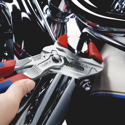  Zangenschlüssel Zange und Schraubenschlüssel in einem Werkzeug KNIPEX 86 05 250 Zangenschlüssel Zange und Schraubenschlüssel in einem Werkzeug mit Mehrkomponenten-Hüllen verchromt 250 mm 12380282