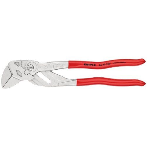  Zangenschlüssel Zange und Schraubenschlüssel in einem Werkzeug KNIPEX 86 43 250 Zangenschlüssel Zange und Schraubenschlüssel in einem Werkzeug mit Kunststoff überzogen verchromt 250 mm 12381227