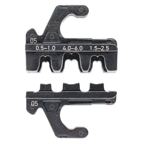  KNIPEX MultiCrimp® Crimpzangen mit Wechselmagazin KNIPEX 97 39 05 Crimpeinsatz für unisolierte, offene Steckverbinder (4,8 + 6,3 mm Steckerbreite) 12380629