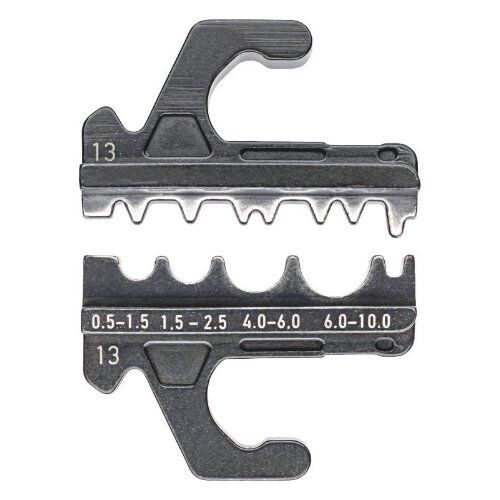  KNIPEX MultiCrimp® Crimpzangen mit Wechselmagazin KNIPEX 97 39 13 Crimpeinsatz für unisolierte Quetsch-, Rohr- und Presskabelschuhe nach DIN 46234 und DIN 46235 sowie unisolierte Quetsch-, Stoß- und Pressverbinder nach DIN 46341 und DIN 46267 12380628