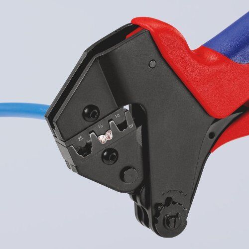  Crimp-Systemzangen für auswechselbare Crimpeinsätze KNIPEX 97 43 200 Crimp-Systemzange für auswechselbare Crimpeinsätze mit Mehrkomponenten-Hüllen brüniert 200 mm 12380651