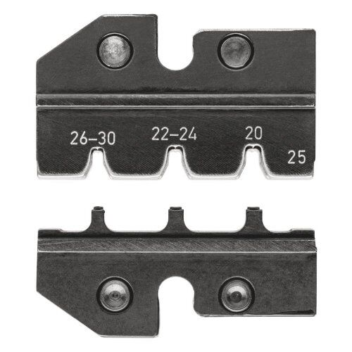  Crimpeinsätze für KNIPEX Crimp-Systemzangen Artikel-Nr.: 97 43 xx KNIPEX 97 49 25 Crimpeinsatz für Stecker der Serie Micro-Fit™ von Molex LLC 12380688