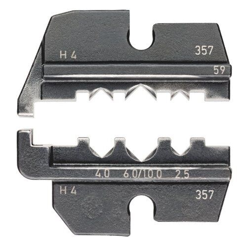  Crimpeinsätze für KNIPEX Crimp-Systemzangen Artikel-Nr.: 97 43 xx KNIPEX 97 49 59 Crimpeinsatz für Solar-Steckverbinder Helios H4 (Amphenol) 12380689