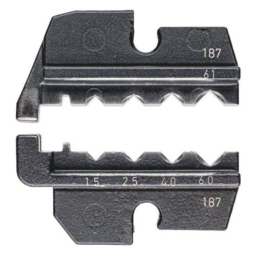  Crimpeinsätze für KNIPEX Crimp-Systemzangen Artikel-Nr.: 97 43 xx KNIPEX 97 49 61 Crimpeinsatz für gedrehte Kontakte (Harting) 12380659