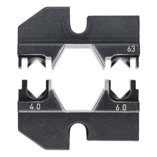  Crimpeinsätze für KNIPEX Crimp-Systemzangen Artikel-Nr.: 97 43 xx KNIPEX 97 49 63 Crimpeinsatz für Solar-Steckverbinder (Huber + Suhner) 12380666