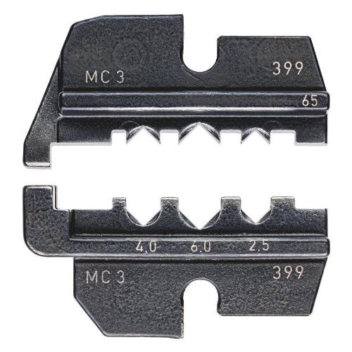  Crimpeinsätze für KNIPEX Crimp-Systemzangen Artikel-Nr.: 97 43 xx KNIPEX 97 49 65 Crimpeinsatz für Solar-Steckverbinder MC3 (Multi-Contact) 12380694