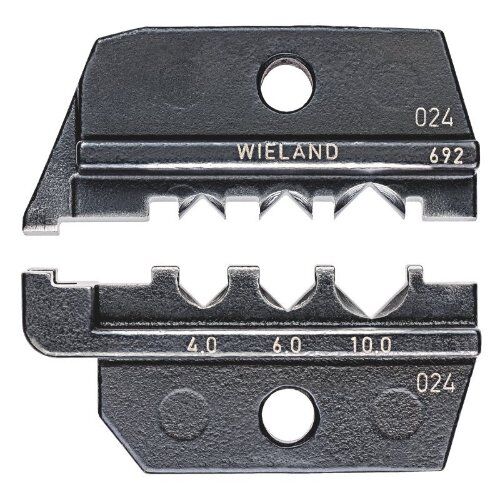  Crimpeinsätze für KNIPEX Crimp-Systemzangen Artikel-Nr.: 97 43 xx KNIPEX 97 49 69 2 Crimpeinsatz für Solar-Steckverbinder gesis® solar PST 40 (Wieland) 12380673
