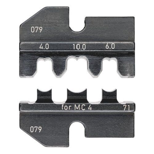  Crimpeinsätze für KNIPEX Crimp-Systemzangen Artikel-Nr.: 97 43 xx KNIPEX 97 49 71 Crimpeinsatz für Solar-Steckverbinder MC4 (Multi-Contact) 12380672