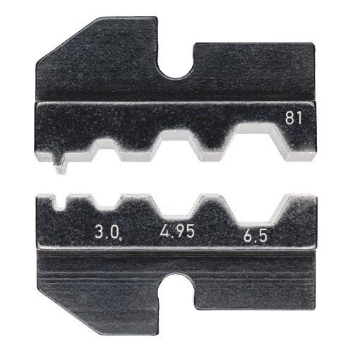  Crimpeinsätze für KNIPEX Crimp-Systemzangen Artikel-Nr.: 97 43 xx KNIPEX 97 49 81 Crimpeinsatz für Harting-Stecker für Lichtwellenleiter 12380691